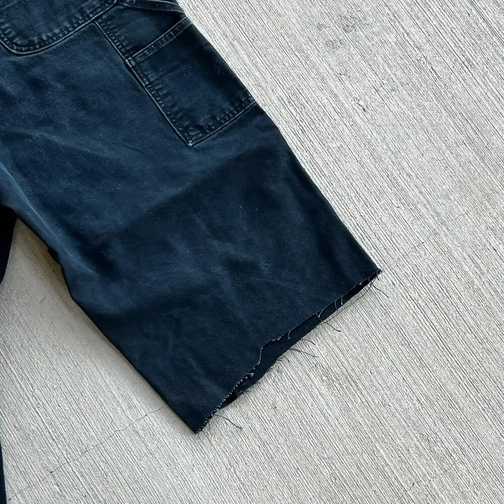 Carhartt black double knee work wear carpenter shorts
